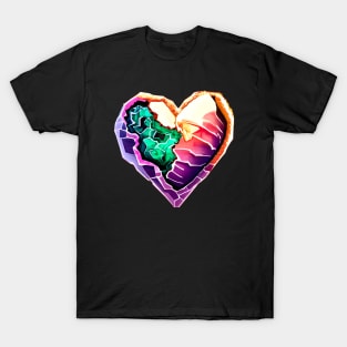 Geode Heart - Rockhound - Gelologist T-Shirt